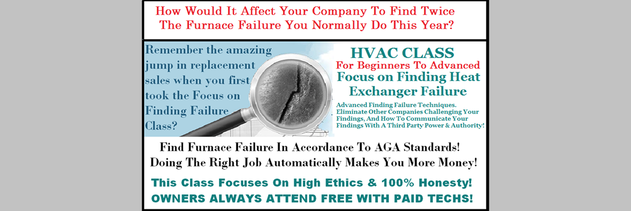 Focus on Finding Failure Advanced Class - HVAC