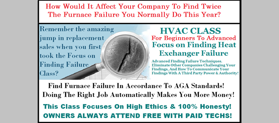 Focus on Finding Failure HVAC Class for Beginners to Advanced
